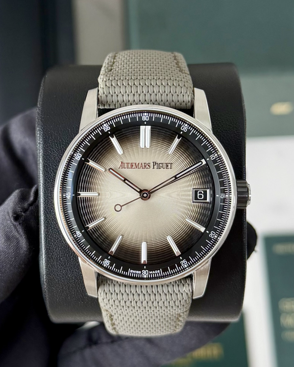 2024 Audemars Piguet Code 11.59 41MM Brown "Smoked" Dial Textile Strap (15210QT.OO.A064KB.01)