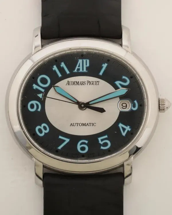 Audemars Piguet Millenary 41MM Black Dial Aftermarket Rubber Strap (15016ST)