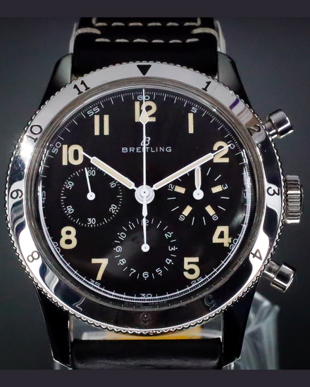 2020 Breitling Classic Avi 8 "1953" Re-Edition L.E. 41MM Black Dial Leather Strap (AB0920131B1X1)