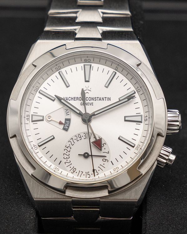 Vacheron Constantin Overseas Dual Time 41MM Silver Dial Steel Bracelet (7920V/210A-B333)