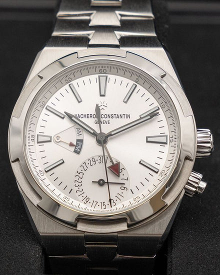 Vacheron Constantin Overseas Dual Time 41MM Silver Dial Steel Bracelet (7920V/210A-B333)