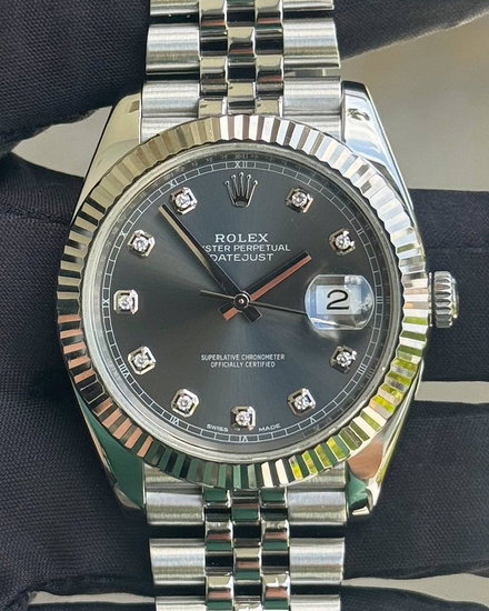 2017 Rolex Datejust 41MM Slate Dial Jubilee Bracelet (126334)