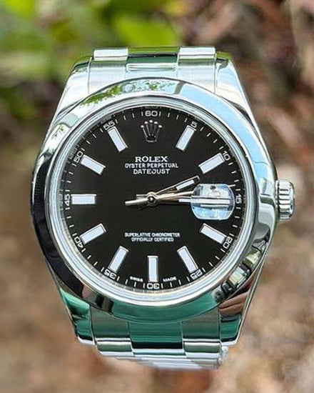 Rolex Datejust II 41MM Black Dial Oyster Bracelet (116300)