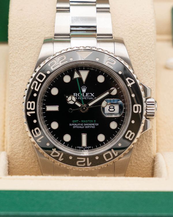 2011 Rolex GMT-Master II 40MM Black Dial Oyster Bracelet (116710LN)