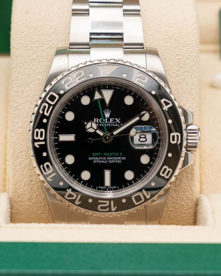 2011 Rolex GMT-Master II 40MM Black Dial Oyster Bracelet (116710LN)