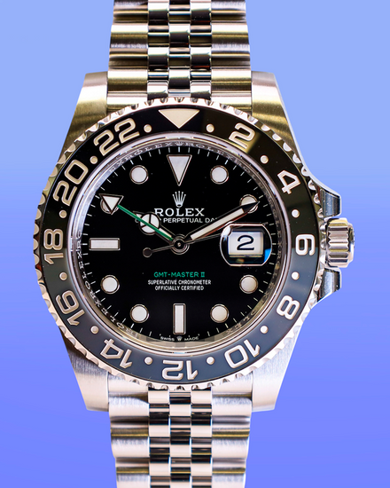 2026 Rolex GMT-Master II "Bruce Wayne" 40MM Black Dial Jubilee Bracelet (126710GRNR)