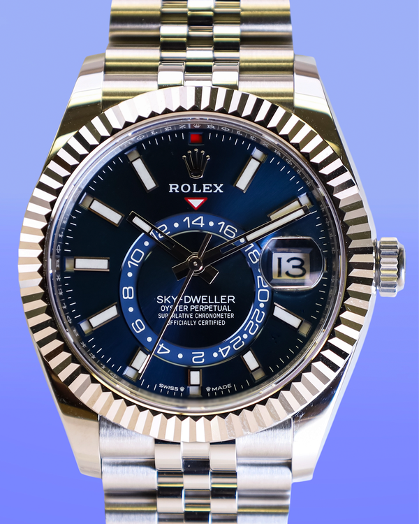 2026 Rolex Sky-Dweller 42MM Blue Dial Jubilee Bracelet (336934)