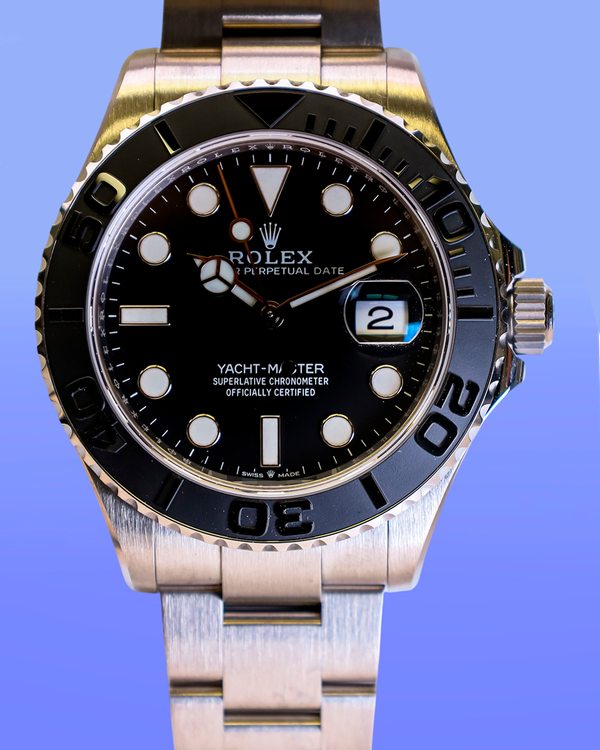 2026 Rolex Yacht-Master 42MM Black Dial Titanium Oyster Bracelet (226627)