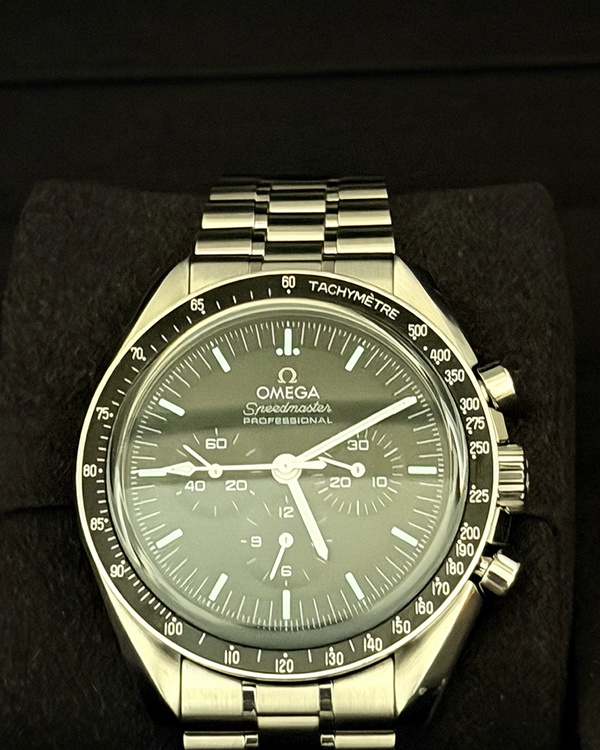 2024 Omega Speedmaster Professional Moonwatch 42MM Black Dial Steel Bracelet (310.30.42.50.01.002)