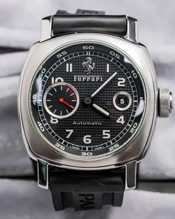 Panerai Ferrari Granturismo L.E. 45MM Black Dial Rubber Strap (FER00001)