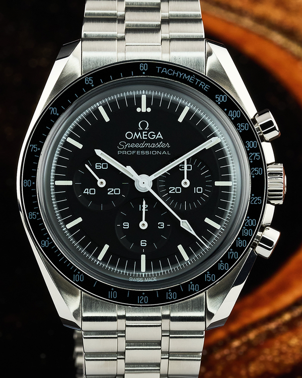 2025 Omega Speedmaster Professional Moonwatch 42MM Black Dial Steel Bracelet (310.30.42.50.01.001)