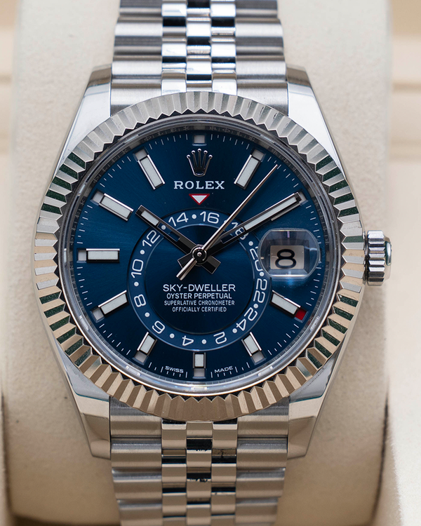 2023 Rolex Sky-Dweller 42MM Blue Dial Jubilee Bracelet (326934)
