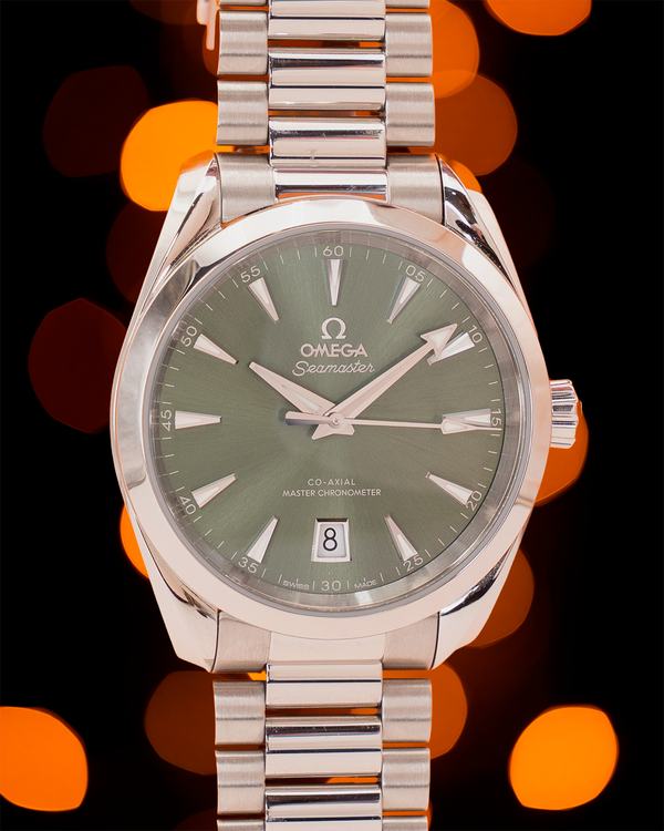 2026 Omega Seamaster Aqua Terra 38MM Green Dial Steel Bracelet (220.10.38.20.10.002)