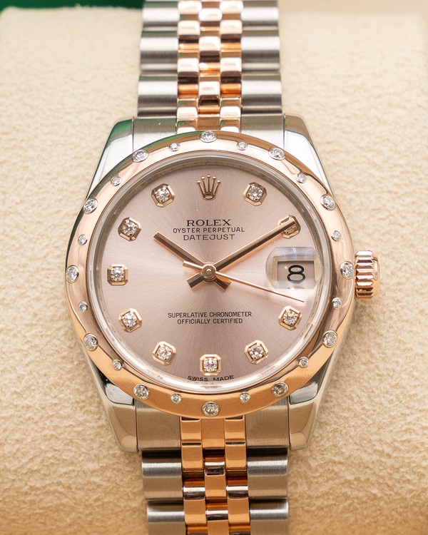 2015 Rolex Datejust 31MM Sundust Dial Two-Tone Super Jubilee Bracelet (178341)