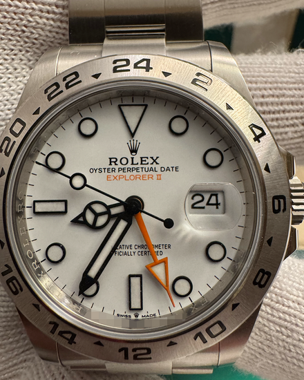 2024 Rolex Explorer II "Polar" 42MM White Dial Oyster Bracelet (226570)