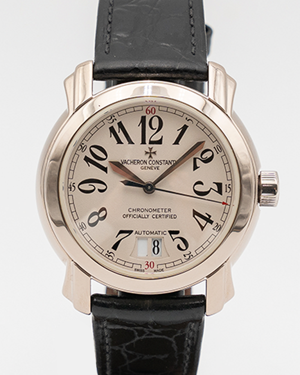 Vacheron Constantin Malte 38MM Silver Dial Leather Strap (42015)
