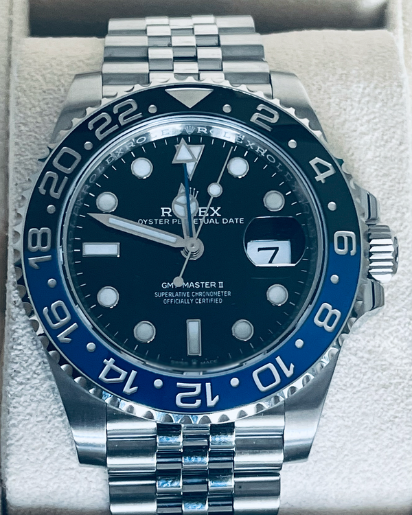 2020 Rolex GMT-Master II "Batgirl" 40MM Black Dial Jubilee Bracelet (126710BLNR)