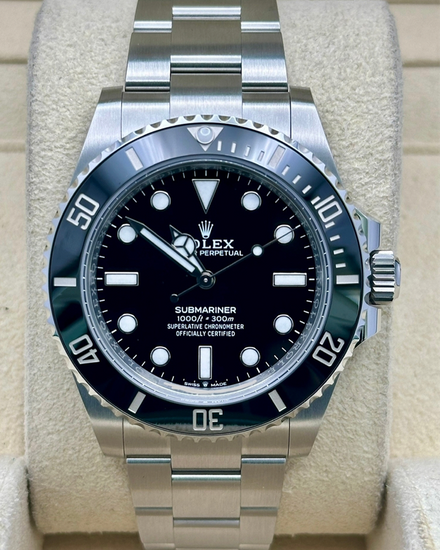 2025 Rolex Submariner No-Date 41MM Black Dial Oyster Bracelet (124060)