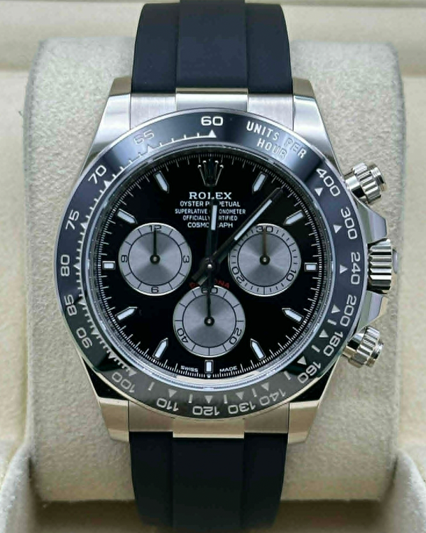 2024 Rolex Cosmograph Daytona 40MM Black Dial Oysterflex Strap (126519LN)