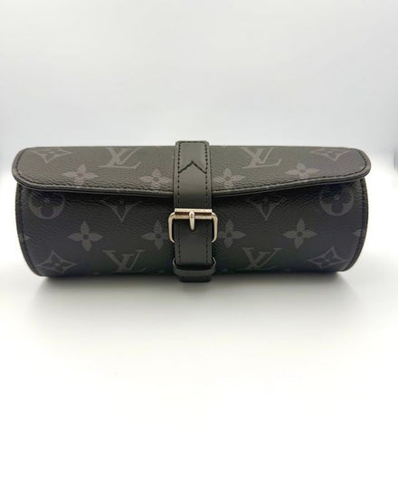 Louis Vuitton Accessories 3 Watch Holder 7.8 x 3.1IN Coated Canvas (M43385)