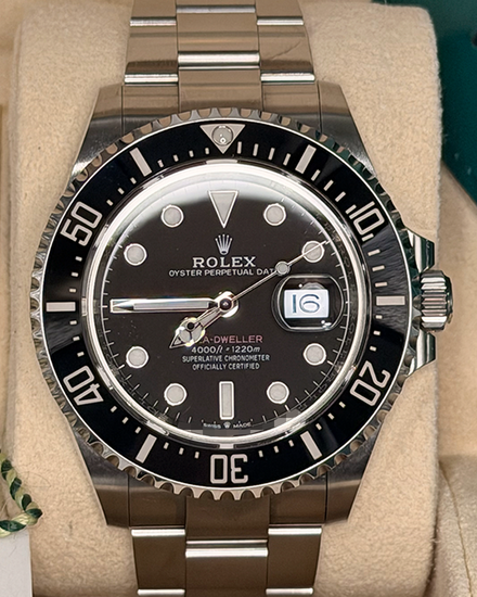 2023 Rolex Sea-Dweller "Red" 43MM Black Dial Oyster Bracelet (126600)
