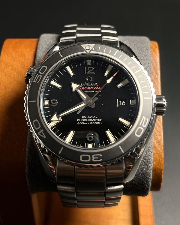 2021 Omega Seamaster Planet Ocean 600M 45.5MM Black Dial Steel Bracelet (232.30.46.21.01.001)