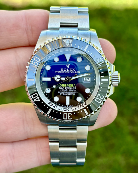 2021 Rolex Sea-Dweller Deepsea "James Cameron" 44MM Blue Dial Oyster Bracelet (126660)