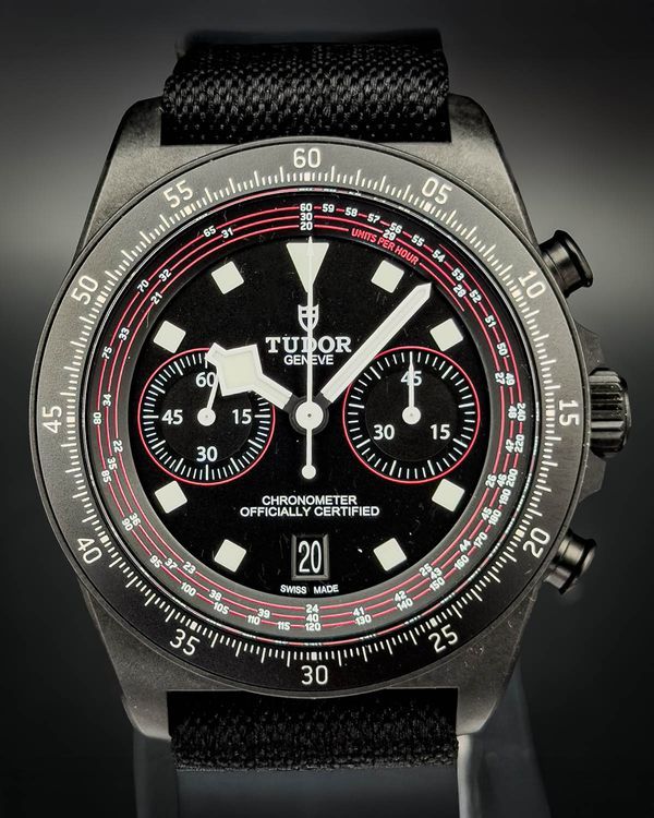 2024 Tudor Pelagos FXD "Cycling Edition" 43MM Black Dial Textile Strap (25827KN)