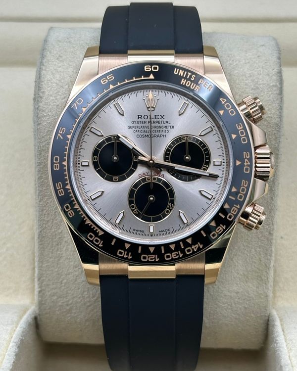 2023 Rolex Cosmograph Daytona 40MM Silver Dial Oysterflex Strap (126515LN)