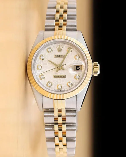 Rolex Lady-Datejust 26MM Silver "Jubilee" Dial Two-Tone Jubilee Bracelet (79173)