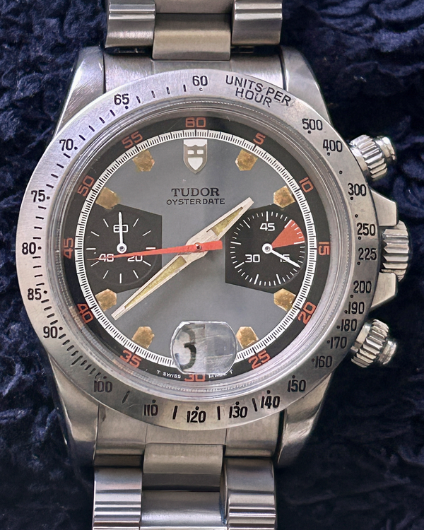 1972 Tudor Monte Carlo 40MM Grey Dial Steel Bracelet (7032/0)