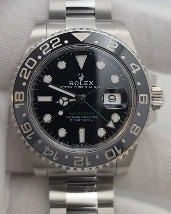 2026 Rolex GMT-Master II "Bruce Wayne" 40MM Black Dial Oyster Bracelet (126710GRNR)