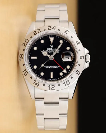 2000 Rolex Explorer II 40MM Black Dial Oyster Bracelet (16570)