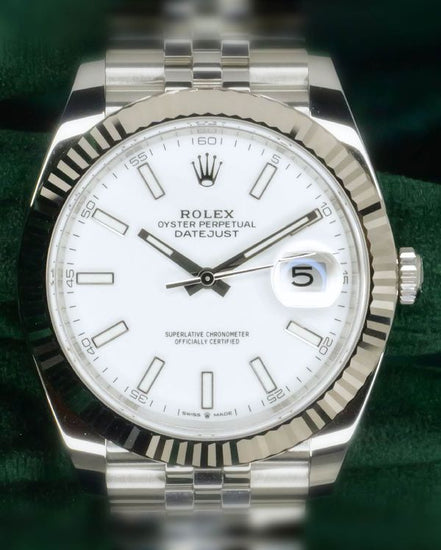 2026 Rolex Datejust 41MM White Dial Jubilee Bracelet (126334)