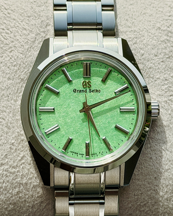 2026 Grand Seiko Heritage "Uwabo Bokuya" Boutique L.E. 36.5MM Green Dial Steel Bracelet (SBGW317)