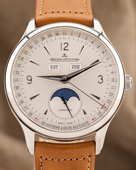 2022 Jaeger-LeCoultre Master Calendar 40MM Silver Dial Leather Strap (Q4148420)