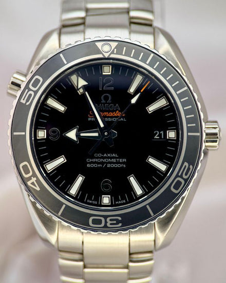 2014 Omega Seamaster Planet Ocean 600M 42MM Black Dial Steel Bracelet (232.30.42.21.01.001)