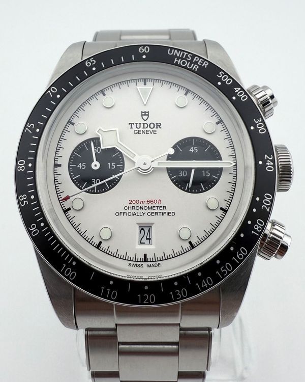 2022 Tudor Black Bay Chrono "Panda" 41MM White Dial Steel Bracelet (79360N)