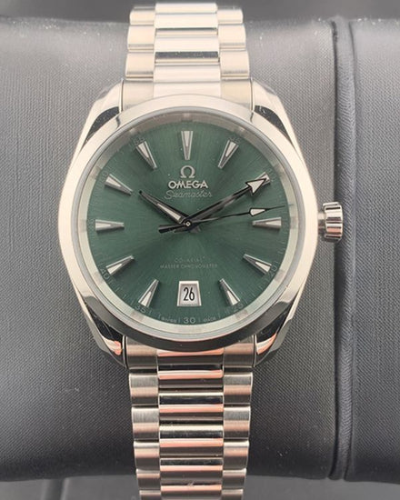 2023 Omega Seamaster Aqua Terra Shades 38MM Green Dial Steel Bracelet (220.10.38.20.10.002)