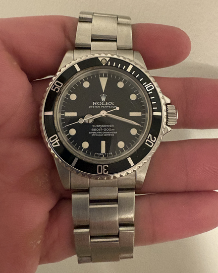 Rolex Submariner No -Date 40MM Black Dial Oyster Bracelet (5512)