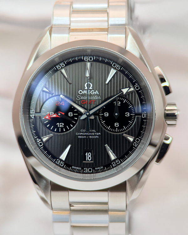 Omega Seamaster Aqua Terra 150M GMT 43MM Black Dial Steel Bracelet (231.10.43.52.06.001)