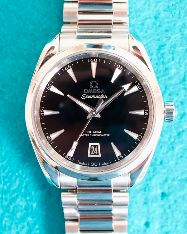 No Reserve - 2025 Omega Seamaster 150M 38MM Black Dial Steel Bracelet (220.10.38.20.01.004)