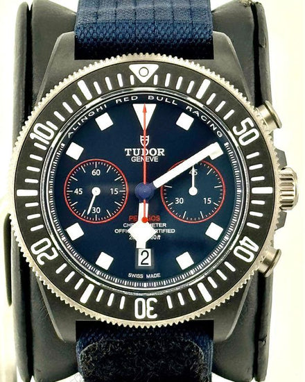 No Reserve - 2026 Tudor Pelagos FXD Chrono "Alinghi Red Bull Racing Edition" 43MM Blue Dial Textile Strap (25807KN)