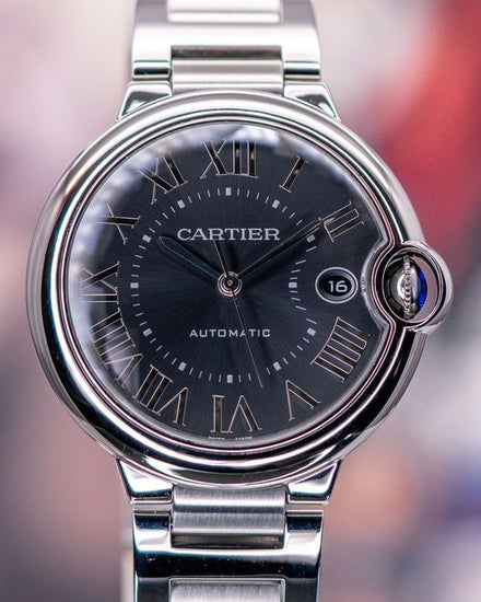 2022 Cartier Ballon Bleu 40MM Grey Dial Steel Bracelet (WSBB0060)
