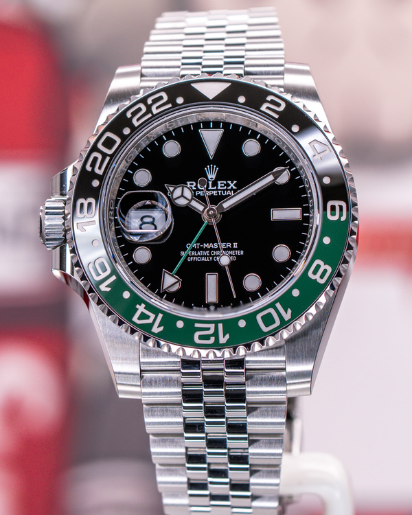 2025 Rolex GMT-Master II "Sprite" 40MM Black Dial Jubilee Bracelet (126720VTNR)