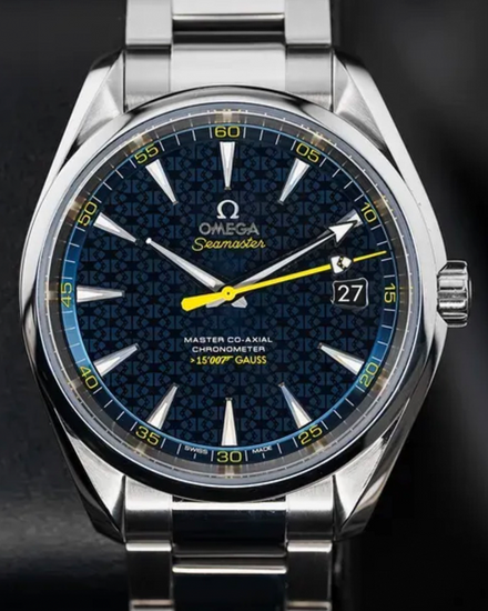 2019 Omega Seamaster Aqua Terra 150M "James Bond Spectre" L.E. 41.5MM Blue Dial Steel Bracelet (231.10.42.21.03.004)