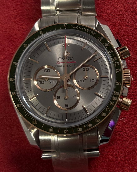 2018 Omega Speedmaster Anniversary Series "Tokyo 2020" L.E. 42MM Grey Dial Steel Bracelet (522.20.42.30.06.002)