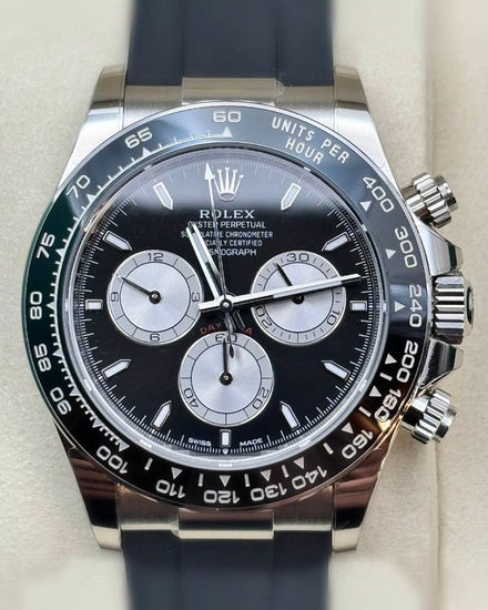 2025 Rolex Cosmograph Daytona 40MM Black Dial Oysterflex Strap (126519LN)