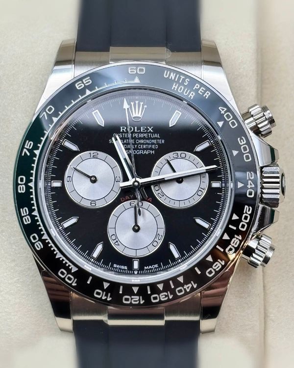 2025 Rolex Cosmograph Daytona 40MM Black Dial Oysterflex Strap (126519LN)