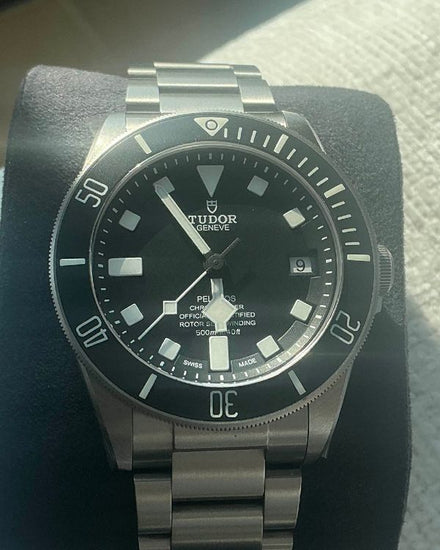 Tudor Pelagos 42MM Black Dial Titanium Bracelet (25600TN)